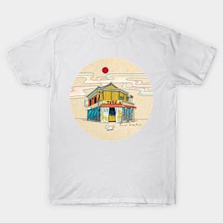 Urban Minhwa: Local Chicken Place A Type (Korean traditional/folk art) T-Shirt